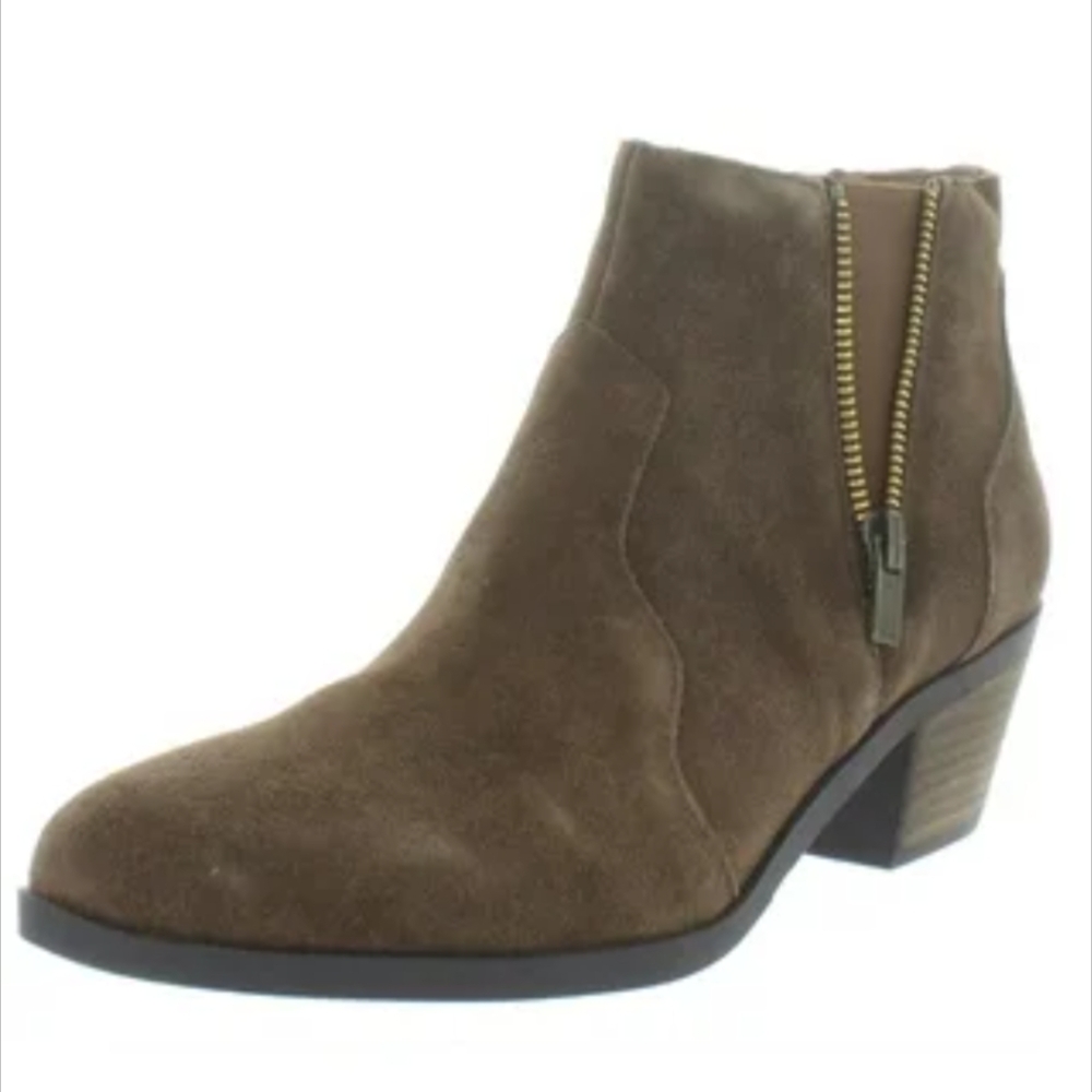 Adam Tucker by Me Too Suede Ankle Booties Trixie